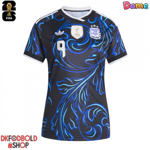 Argentina Julian Alvarez #9 Udebanetrøje Dame VM 2026 Kort ærmer